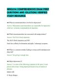 MNG3701 COMPREHENSIVE EXAM PREP&NewLine;QUESTIONS AND SOLUTIONS VERIFIED&NewLine;STUDY RESOURCE