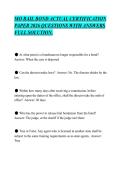 MO BAIL BOND ACTUAL CERTIFICATION&NewLine;PAPER 2026 QUESTIONS WITH ANSWERS&NewLine;FULL SOLUTION