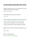 MO BAIL BOND EXAM REVIEW STUDY NOTES&NewLine;