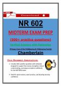 NR 602 Midterm Exam Prep &lpar;PDF&rpar; &vert; &lpar;2026&rpar; 500&plus; Practice Questions &vert; Pediatric Care
