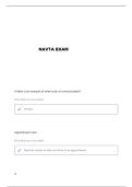 NAVTA AVA EXAM QUESTIONS AND VERIFIED ANSWERS&NewLine;&NewLine;