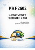 PRF2602 Assignment 2 Semester 2 2026 &lpar;279388&rpar;