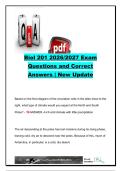 BIOL 201 Exam 2026&sol;2027 &vert; 50&plus; Questions & Correct Answers &vert; Ecology&comma; Biomes&comma; GPP & NPP&comma; Carbon & Nitrogen Cycles&comma; Photosynthesis&comma; Plant Water Potential