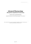 Latest 2026 NR 565 Advanced Pharmacology Fundamentals Complete final Exam&vert; All 200 Questions and Correct Answers &vert; Proctored via Examplify &vert;Graded A&plus;&vert; 100&percnt; Pass Guaranteed&rsqb;