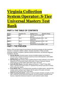 2026&sol;2027 Virginia Collection System Operator License &vert; S-Tier Master Test Bank & Study Guide &vert; Advanced QA