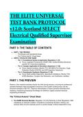 2026&sol;2027 S-Tier Scotland SELECT Electrical Qualified Supervisor Exam Test Bank &vert; BS 7671 & EAWR Mastery &lpar;Elite Scenarios&rpar;