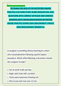 Test Bank for ATI RN Nutrition Practice Exam &vert; Questions and Answers &vert; Complete Study Guide &vert; Latest Updated 2025&ndash;2026