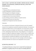 ALPP CLC EXAM &ndash; QUESTIONS AND ANSWERS &vert; VERIFIED AND WELL DETAILED&NewLine;ANSWERS &vert; PLUS RATIONALES &vert; DOWNLOAD AND PASS &vert; LATEST EXAM&NewLine;UPDATE 2026&sol;2027