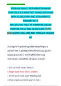 Test Bank for ATI RN Nutrition Practice Exam &vert; 60 Questions with Answers & Rationales &vert; ATI RN Nutrition Online Practice A & B &vert; Latest Updated 2025&ndash;2026