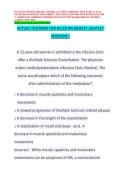 NCLEX-RN Test Bank 2024&comma; 2023 & 2025 &vert; 3 Latest Versions &vert; Practice Questions&comma; Answers & Rationales &vert; NGN Clinical Judgment Review