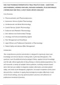 NSG 1540 PHARMACOTHERAPEUTICS FINAL PRACTICE EXAM &ndash; QUESTIONS&NewLine;AND ANSWERS &vert; VERIFIED AND WELL DETAILED ANSWERS &vert; PLUS RATIONALES&NewLine;&vert; DOWNLOAD AND PASS &vert; LATEST EXAM UPDATE 2026&sol;2027