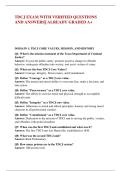 TDCJ EXAM WITH VERIFIED QUESTIONS &NewLine;AND ANSWERS&vert;&vert; ALREADY GRADED A&plus;