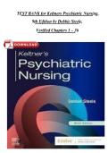 Test Bank for Keltners Psychiatric Nursing 9th Edition by Debbie Steele