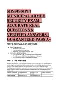 Mississippi Municipal Armed Security Exam&colon; 2026&sol;2027 Real Verified Questions & S-Tier A&plus; Master Guide