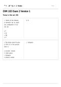 CHM 103 Exam 2 Version 1 Flashcards 2026 &vert; Chemistry Exam Review&comma; Study Guide & Practice Questions