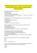 &lpar;PMK-EE&rpar; for E6 Career Information Test with all Correct & 100&percnt; Verified Answers &vert;Actual Complete Update &vert;Already Graded A&plus;