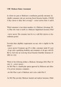 UHC Medicare Basics Assessment 2026 &vert; UnitedHealthcare Medicare Study Guide&comma; Exam Review & Practice Questions