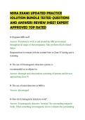 MSRA EXAMS UPDATED PRACTICE&NewLine;SOLUTION BUNDLE TESTED QUESTIONS&NewLine;AND ANSWERS REVIEW SHEET EXPERT&NewLine;APPROVED TOP RATED&NewLine;