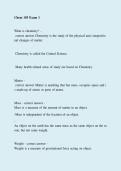 CHEM 103 Exam 1 &vert; General Chemistry Practice Questions & Study Guide