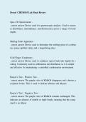 Drexel CHEM 103 Lab Final Review &vert; Chemistry Lab Exam Study Guide & Prep