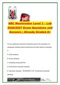 ABC WASTEWATER EXAM COMPLETE PACKAGE DEAL