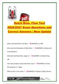 Dutch Bros Flow Test 2026&sol;2027 &vert; 26 Questions & Answers &vert; Espresso Shots&comma; Drink Recipes&comma; Coffee&comma; Milk&comma; Froth & Core Values