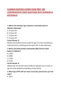 ALABAMA BOATING LICENSE EXAM PREP&colon; 200 COMPREHENSIVE EXAM QUESTIONS WITH ANSWERS & RATIONALES