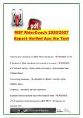 MSF &lpar;MOTORCYCLE SAFETY FOUNDATION&rpar; EXAM COMPLETE PACKAGE DEAL