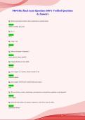 PRN1032 final exam Questions 100&percnt; Verified Questions&NewLine;& Answers