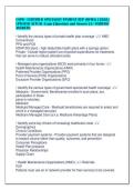 CSPR - CERTIFIED SPECIALIST PAYMENT REP &lpar;HFMA&rpar; &lbrack;2026&rsqb;&NewLine;UPDATED ACTUAL Exam &vert; Question and Answer &vert; A&plus; VERIFIED&NewLine;ANSWERS