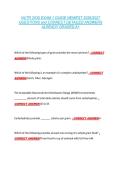 NUTR 2030 EXAM 1 GUIDE NEWEST 2026&sol;2027 &NewLine;QUESTIONS and CORRECT DETAILED ANSWERS &NewLine;ALREADY GRADED A&plus; 