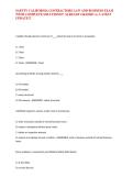 SAFETY CALIFORNIA CONTRACTORS LAW AND BUSINESS EXAM WITH COMPLETE SOLUTIONS&excl;&excl;&excl; ALREADY GRADED A&plus; LATEST UPDATE&excl;&excl;&excl;