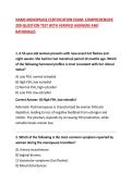 NAMS MENOPAUSE CERTIFICATION EXAM&colon; COMPREHENSIVE 200-QUESTION TEST WITH VERIFIED ANSWERS AND RATIONALES 