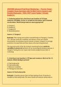AWHONN Advanced Fetal Heart Monitoring &mdash; Practice Exam &vert; Complete Exam Questions with Verified Correct Answers and Detailed Rationales &ndash;2026&sol;2027 Latest Update &vert; Already Graded A&plus;