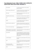 Texas Wastewater B exam  FINAL PAPER 2026 COMPLETE QUESTIONS AND SOLUTIONS GRADED A&plus;