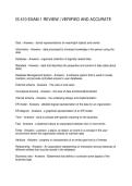 IS 410 EXAM 1 REVIEW VERIFIED AND ACCURATE