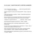 IS 410 QUIZ 1 QUESTIONS WITH VERIFIED ANSWERS