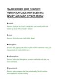 PRAXIS SCIENCE 5905 COMPLETE&NewLine;PREPARATION GUIDE WITH SCIENTIFIC&NewLine;INQUIRY AND BASIC PHYSICS REVIEW