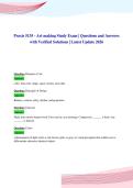 Praxis 5135 - Art making Study Exam &vert; Questions and Answers&NewLine;with Verified Solutions &vert; Latest Update 2026