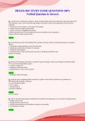 PRAXIS 5047 STUDY GUIDE QUESTIONS 100&percnt;&NewLine;Verified Questions & Answers