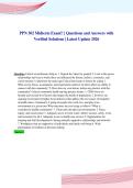 PPN 302 Midterm Exam&excl;&excl; &vert; Questions and Answers with&NewLine;Verified Solutions &vert; Latest Update 2026