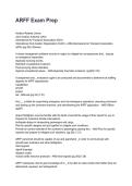 ARFF Exam Prep Updated 2026&sol;2027 Questions with Expert-Verified Answers&NewLine;