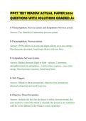 PPCT TEST REVIEW ACTUAL PAPER 2026&NewLine;QUESTIONS WITH SOLUTIONS GRADED A&plus;
