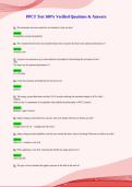 PPCT Test 100&percnt; Verified Questions & Answers&NewLine;