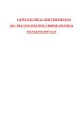 LADWP ELECTRICAL CRAFT HELPER EXAM&NewLine;2026 &ndash; PRACTICE QUESTIONS&comma; VERIFIED ANSWERS &&NewLine;DETAILED RATIONALES