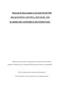 Maternal-Newborn chapter 6 test bank EXAM FOR&NewLine;2026 QUESTIONS AND WELL&comma; DETAILED&comma; AND&NewLine;ELABORATED ANSWERS&sol;GUARANTEED PASS&excl;&excl;