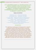 CST CERTIFIED SURGICAL TECHNOLOGIST &lpar;CST&rpar; &NewLine;&mdash; NBSTSA CERTIFICATION EXAM PRACTICE &vert; &NewLine;150&plus; ADVANCED PRACTICE QUESTIONS & 100&percnt; &NewLine;CORRECT ANSWERS WITH RATIONALES &vert; &NewLine;COMPREHENSIVE STUDY GUIDE&comma; FULL TESTBANK &NewLine;& 2026&sol;2027 LATEST UPDATE