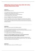 EDPNA Study Guide & Practice Exam 2026&colon; 200 Verified Disability Representative Q&As
