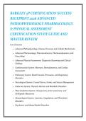 BARKLEY 3P CERTIFICATION SUCCESS &NewLine;BLUEPRINT 2026 ADVANCED &NewLine;PATHOPHYSIOLOGY PHARMACOLOGY &NewLine;& PHYSICAL ASSESSMENT &NewLine;CERTIFICATION STUDY GUIDE AND &NewLine;MASTER REVIEW