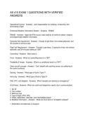 AS 410 EXAM 1 QUESTIONS WITH VERIFIED ANSWERS